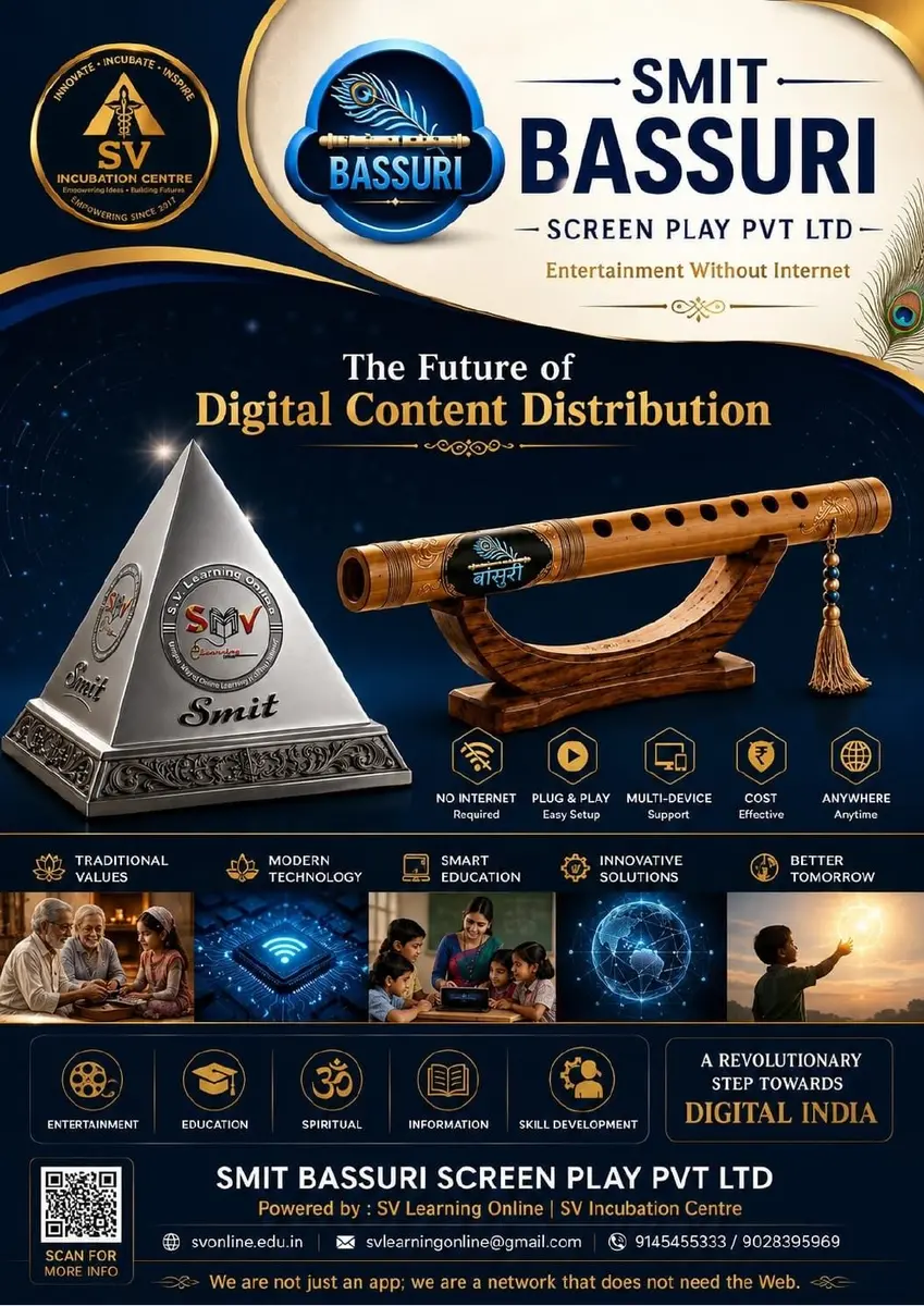Bassuri digital content distribution brochure cover